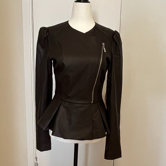 Peplum Fall  Jacket – Size 44 (US 8 / Medium) - Picture 1 of 11